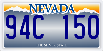 NV license plate 94C150