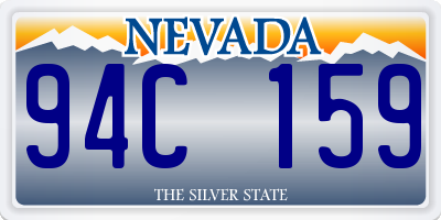 NV license plate 94C159