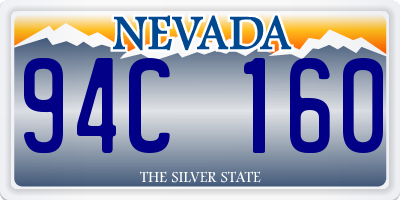 NV license plate 94C160