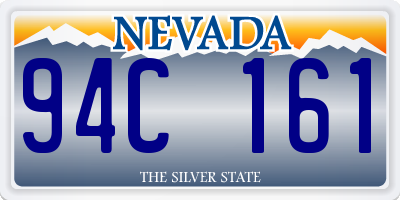 NV license plate 94C161