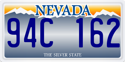 NV license plate 94C162