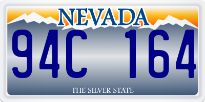 NV license plate 94C164