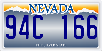 NV license plate 94C166