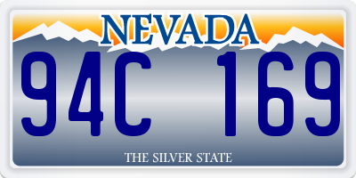 NV license plate 94C169