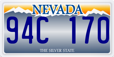 NV license plate 94C170