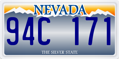 NV license plate 94C171