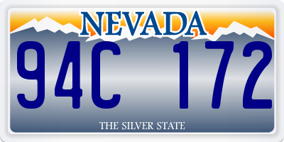 NV license plate 94C172