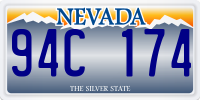 NV license plate 94C174