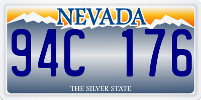 NV license plate 94C176