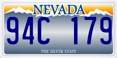 NV license plate 94C179