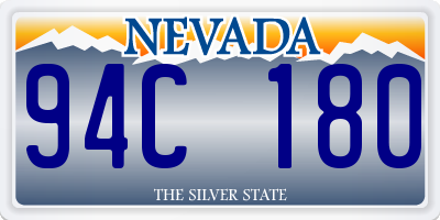 NV license plate 94C180