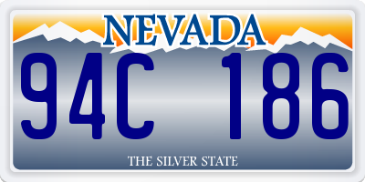 NV license plate 94C186