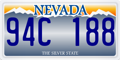 NV license plate 94C188