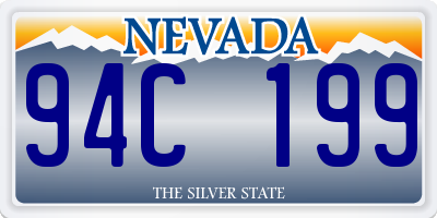 NV license plate 94C199