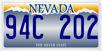 NV license plate 94C202