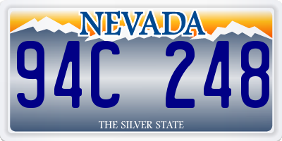 NV license plate 94C248