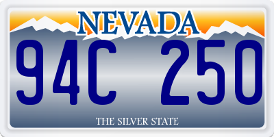 NV license plate 94C250