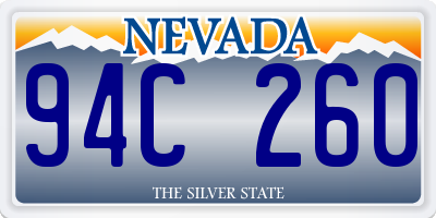 NV license plate 94C260