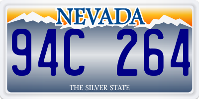 NV license plate 94C264