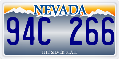 NV license plate 94C266