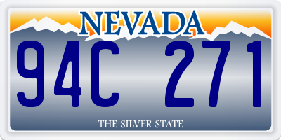 NV license plate 94C271