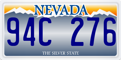 NV license plate 94C276