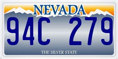 NV license plate 94C279