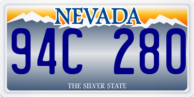 NV license plate 94C280