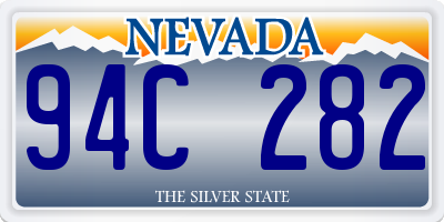 NV license plate 94C282