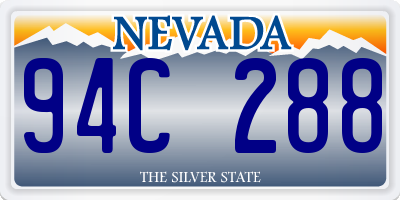 NV license plate 94C288