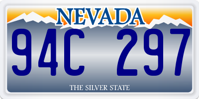 NV license plate 94C297