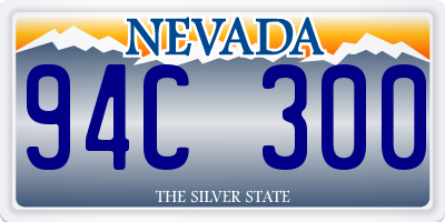 NV license plate 94C300