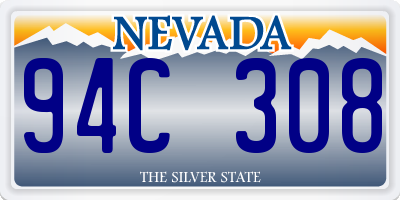 NV license plate 94C308