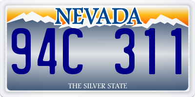 NV license plate 94C311