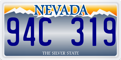 NV license plate 94C319