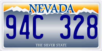 NV license plate 94C328