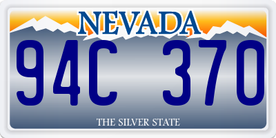 NV license plate 94C370