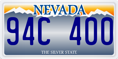 NV license plate 94C400