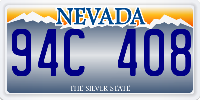 NV license plate 94C408