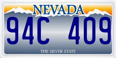 NV license plate 94C409