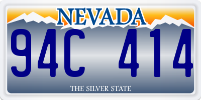 NV license plate 94C414