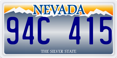 NV license plate 94C415