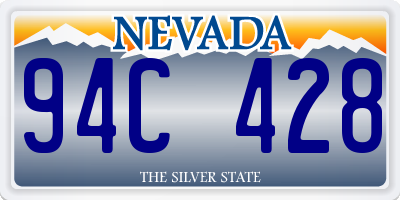 NV license plate 94C428