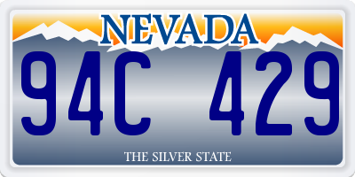 NV license plate 94C429