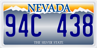 NV license plate 94C438