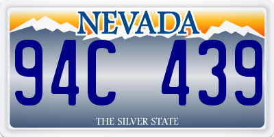 NV license plate 94C439