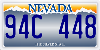 NV license plate 94C448