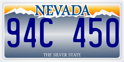 NV license plate 94C450