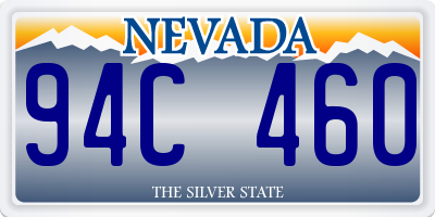 NV license plate 94C460