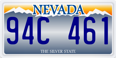 NV license plate 94C461